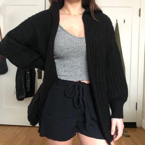 UO BALLOON SLEEVE CARDIGAN